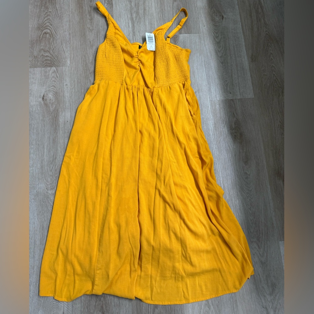 Torrid Yellow Midi Dress